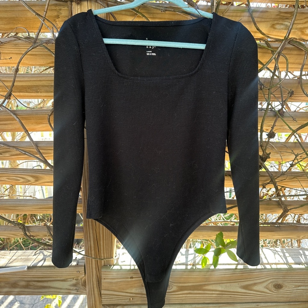 A New Day Black Bodysuit